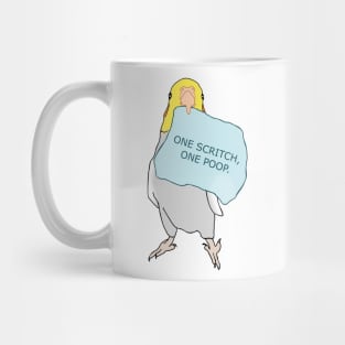 one scritch one poop Mug